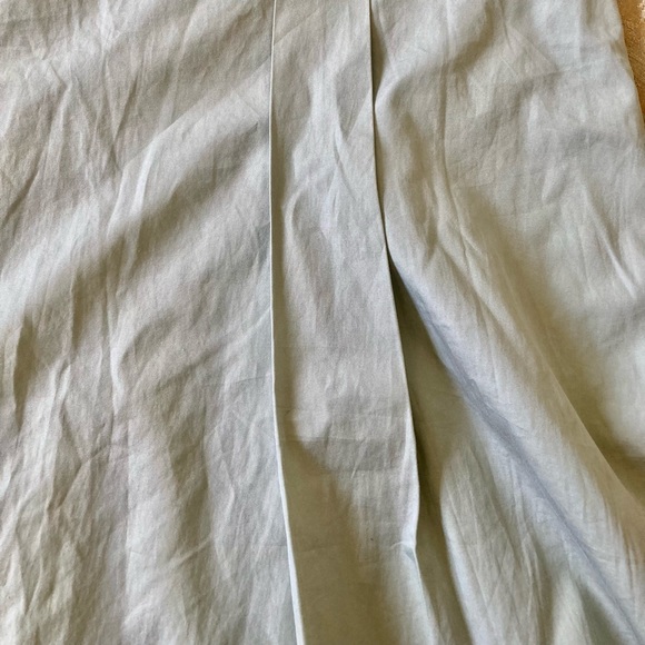 Loro Piana Green Cotton A Line Skirt - Picture 7 of 12